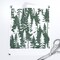 Forest Woodland Woods Rustic Camping Trees Pine Evergreen Custom Printed Fabric by Spoonflower Various Fabrics by the Yard or Fat Quarter